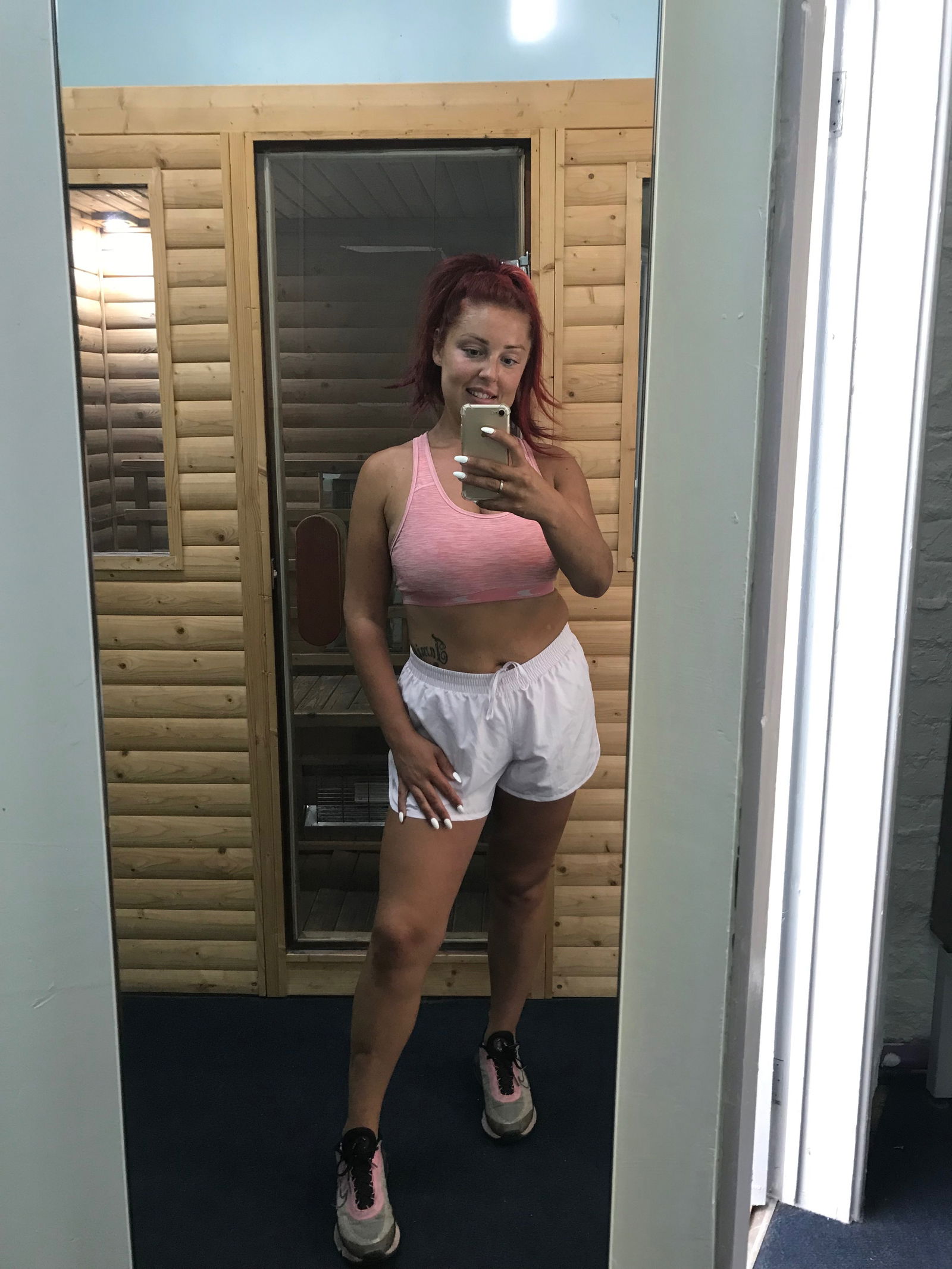 Curvy redhead