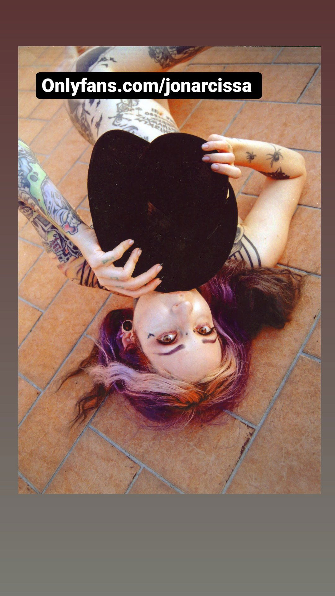 SPH Stripper and sexting tattooed goth