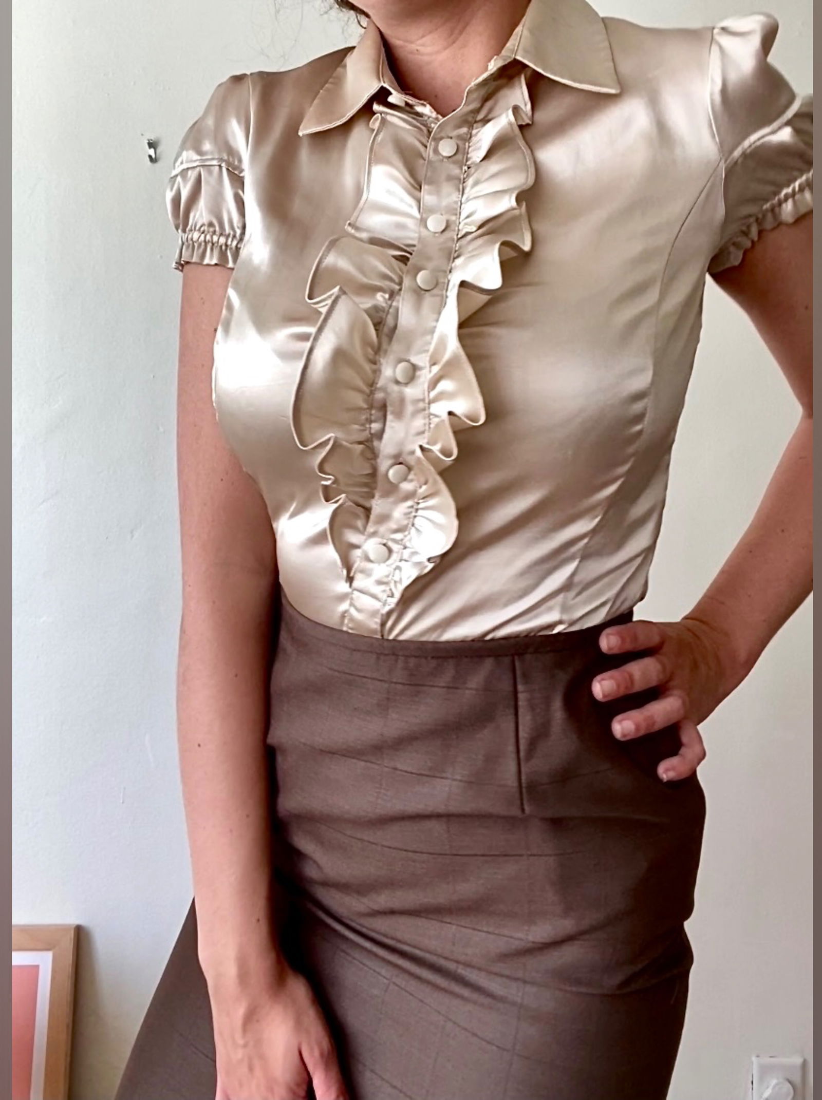 Satin Fetish Wife