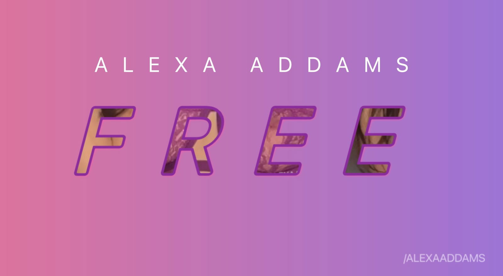 Alexa Addams Free profile banner