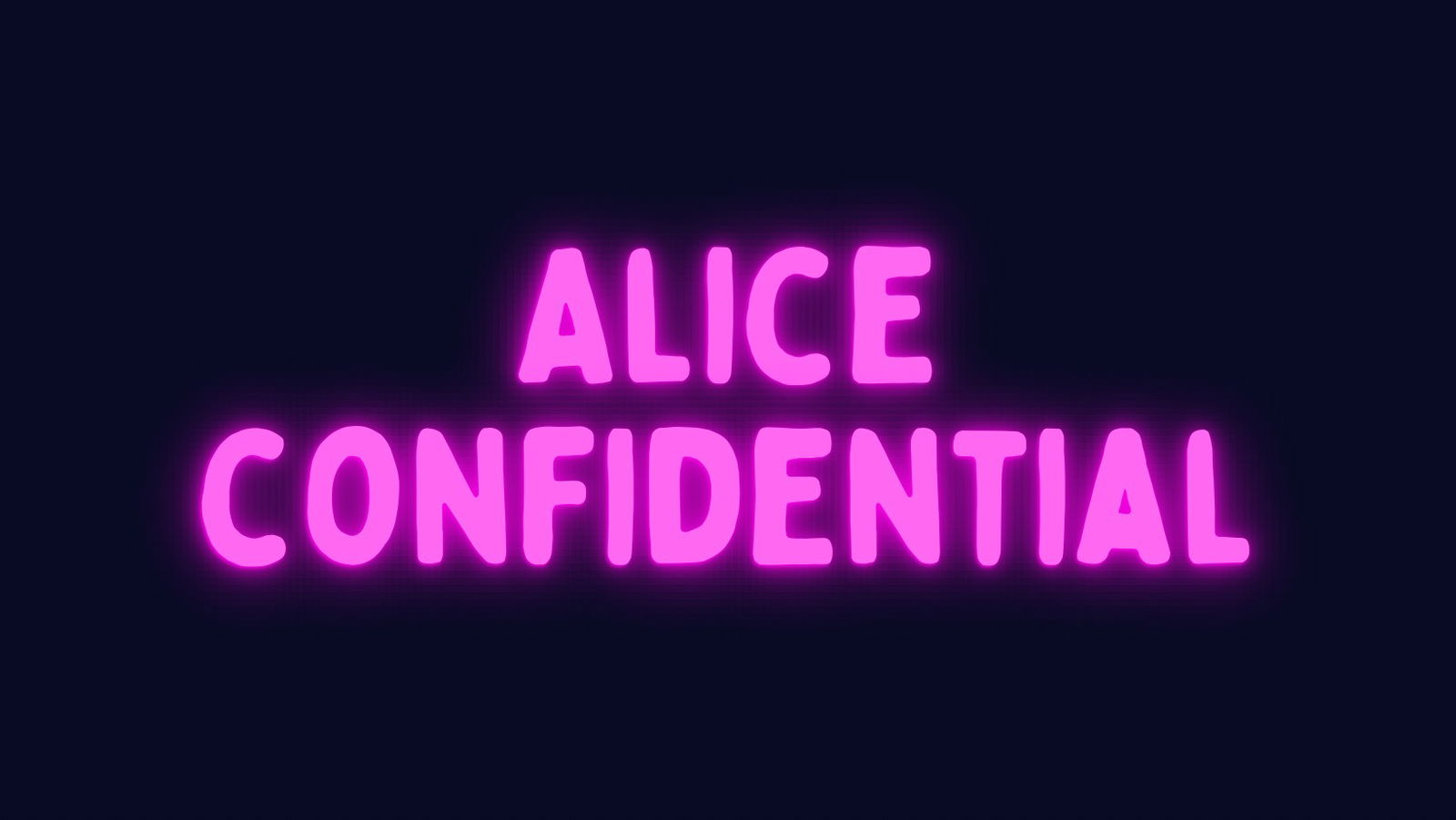 Alice Confidential profile banner