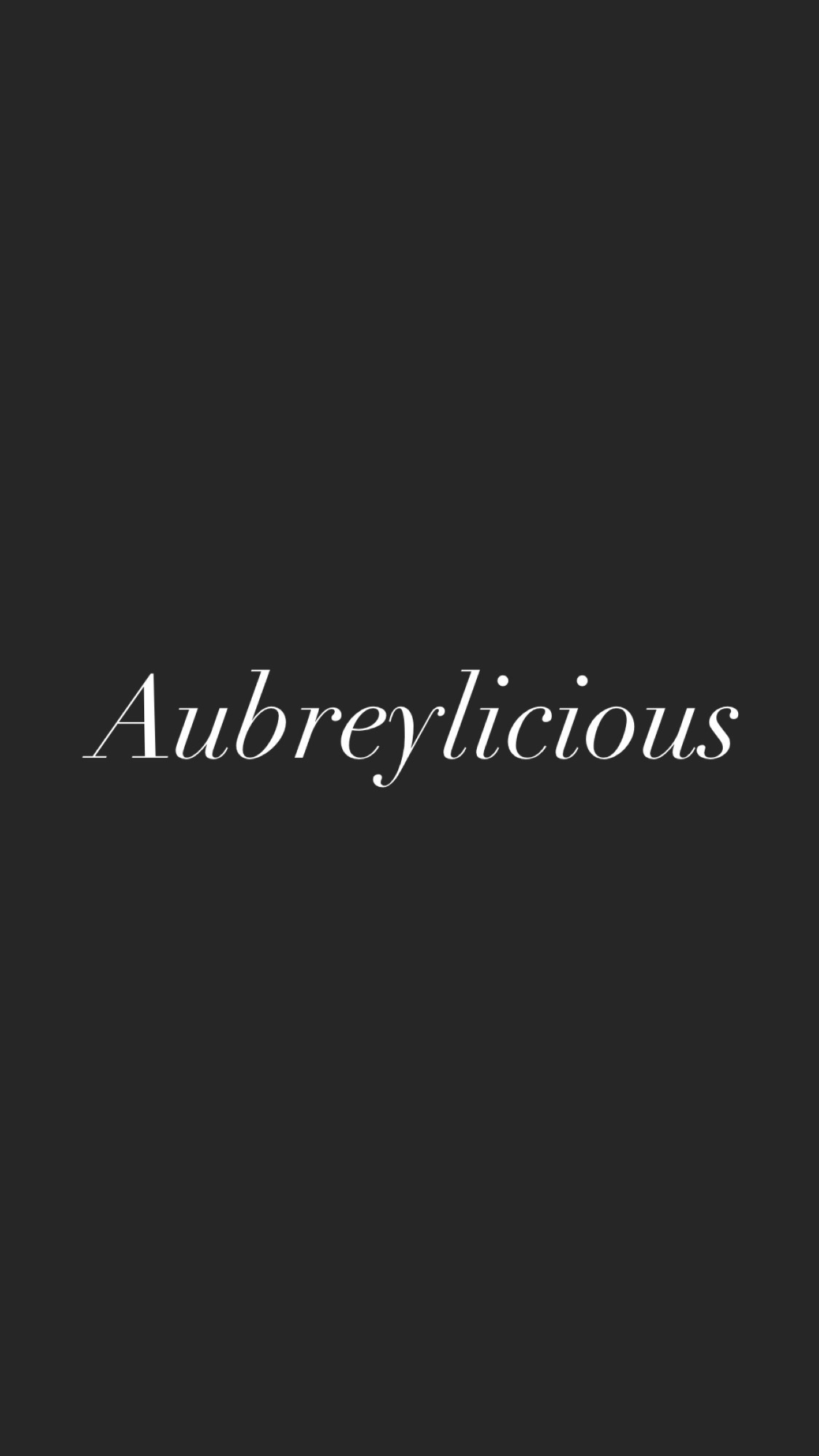 Aubrey profile banner