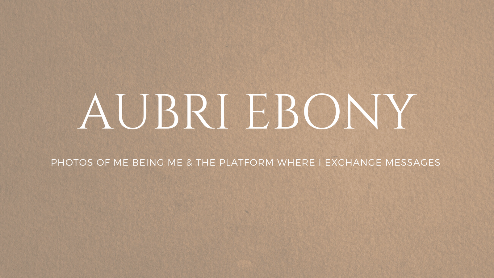 Aubri Ebony profile banner