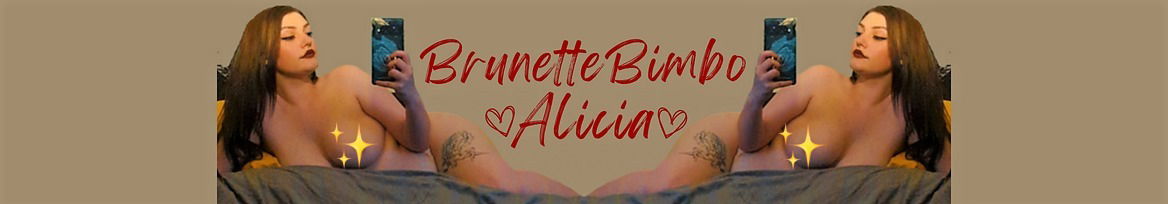 Alicia Jean ~ Brunette Bimbo profile banner