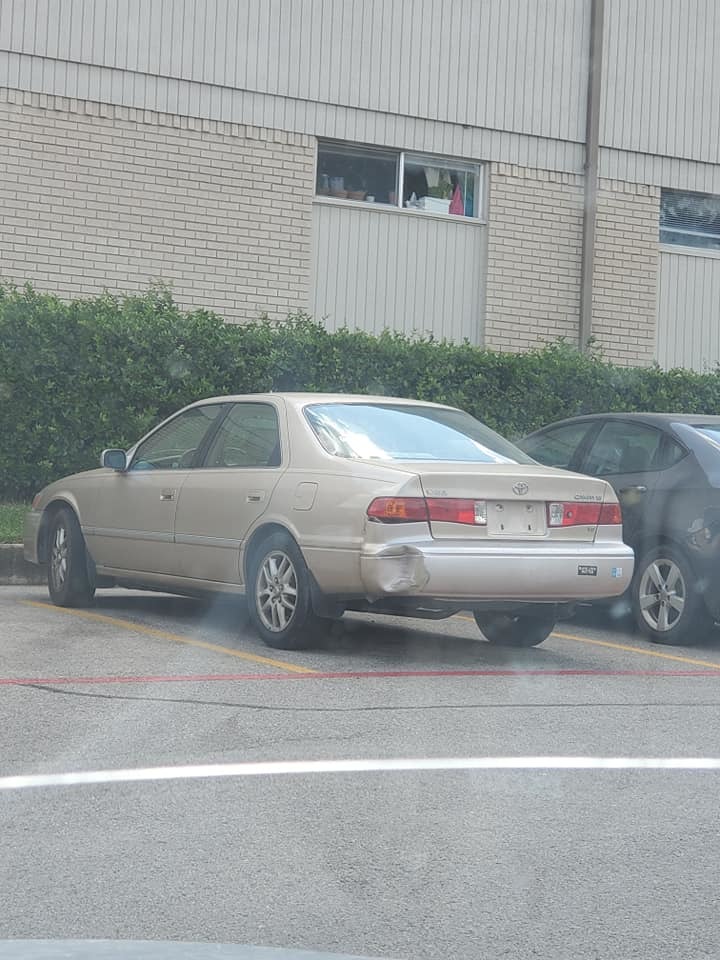 Camrys with dented bumpers profile banner