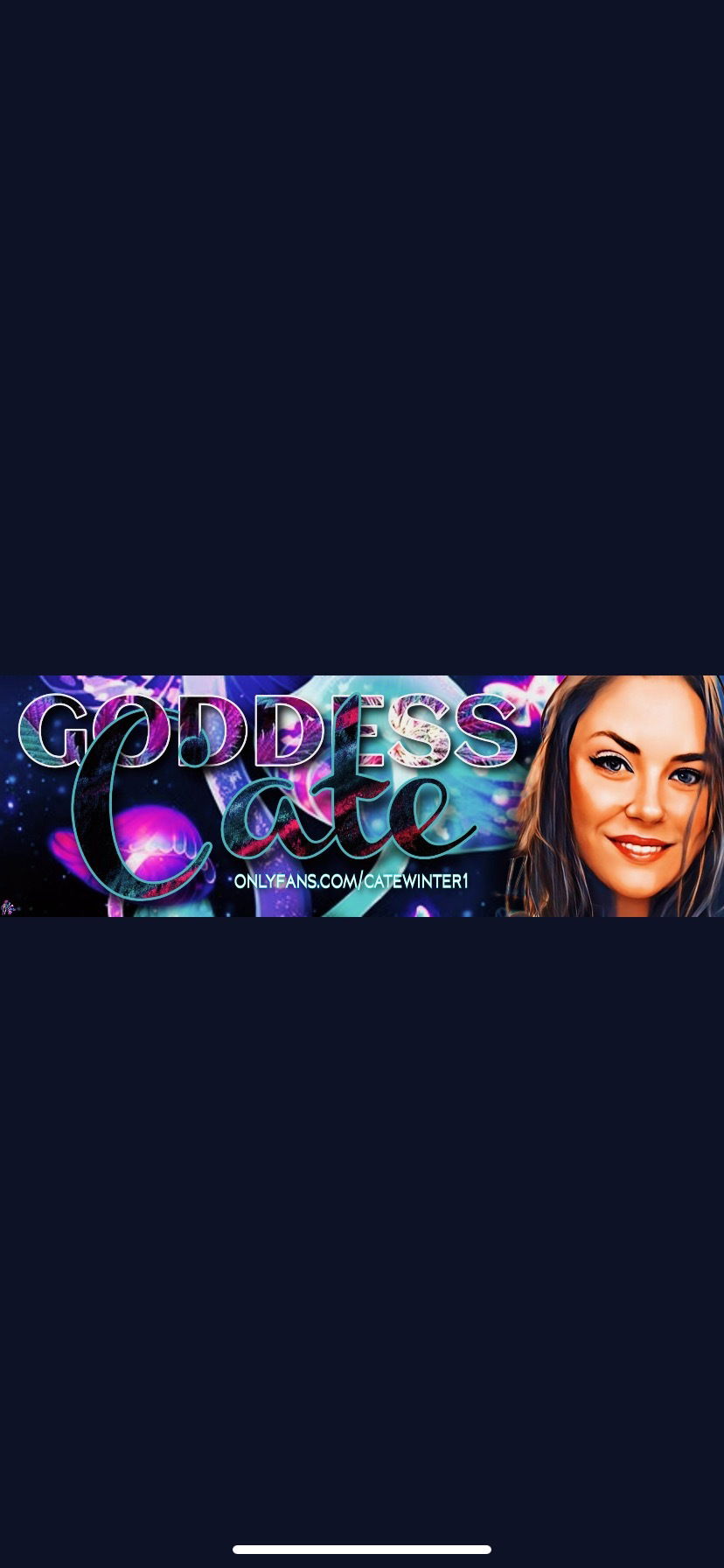 😇Goddess Cate 🥰 profile banner