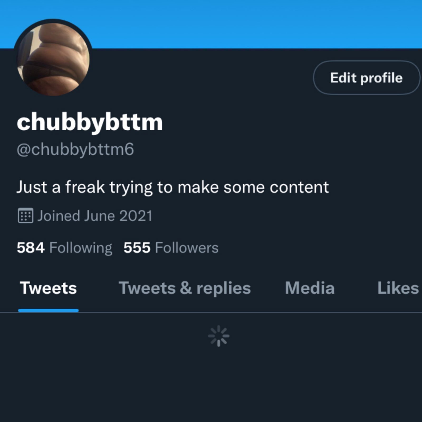 Chubbybttm6 profile banner
