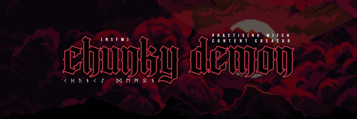 😈chunky_demon😈 profile banner