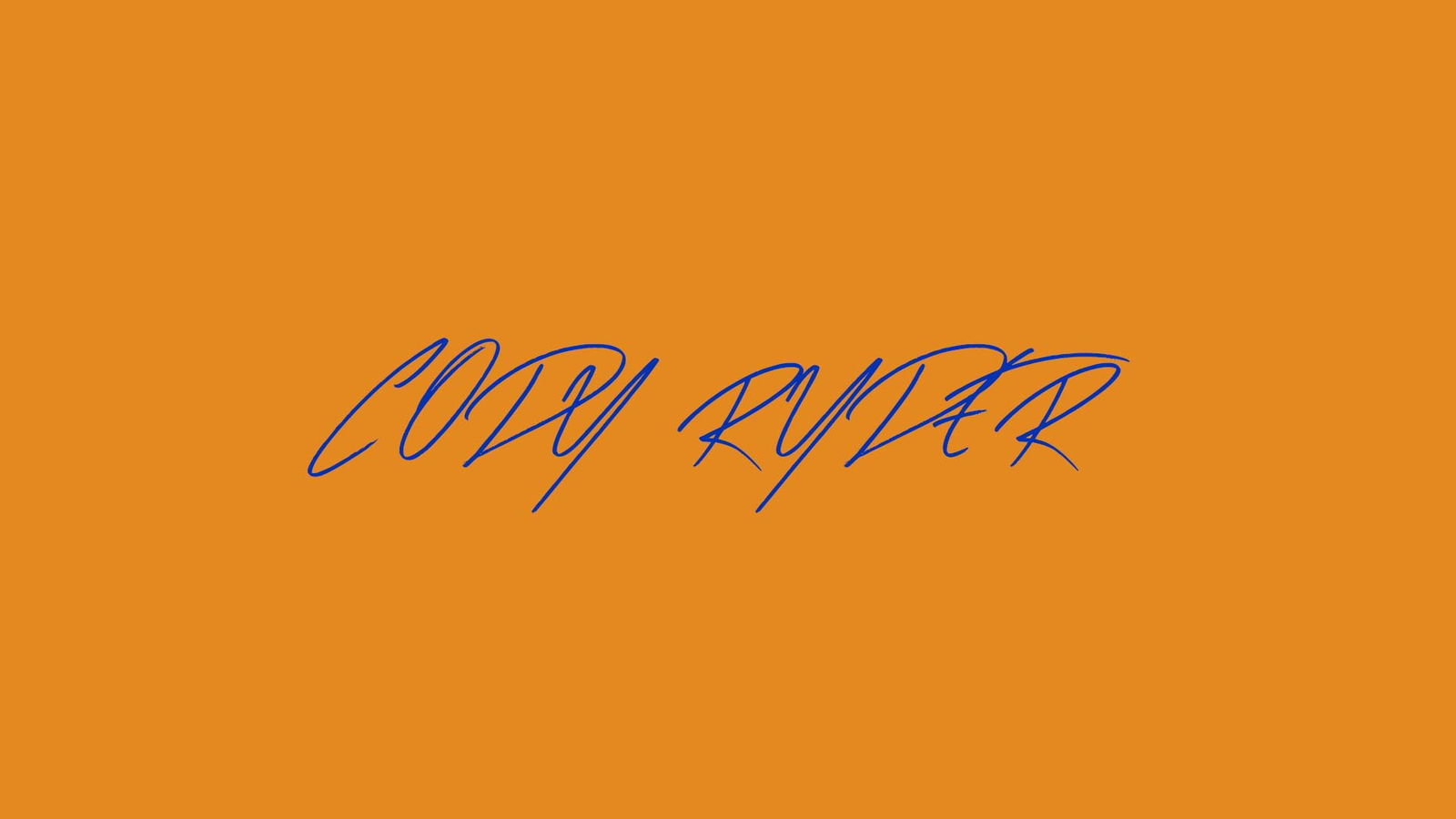 Cody Ryder profile banner