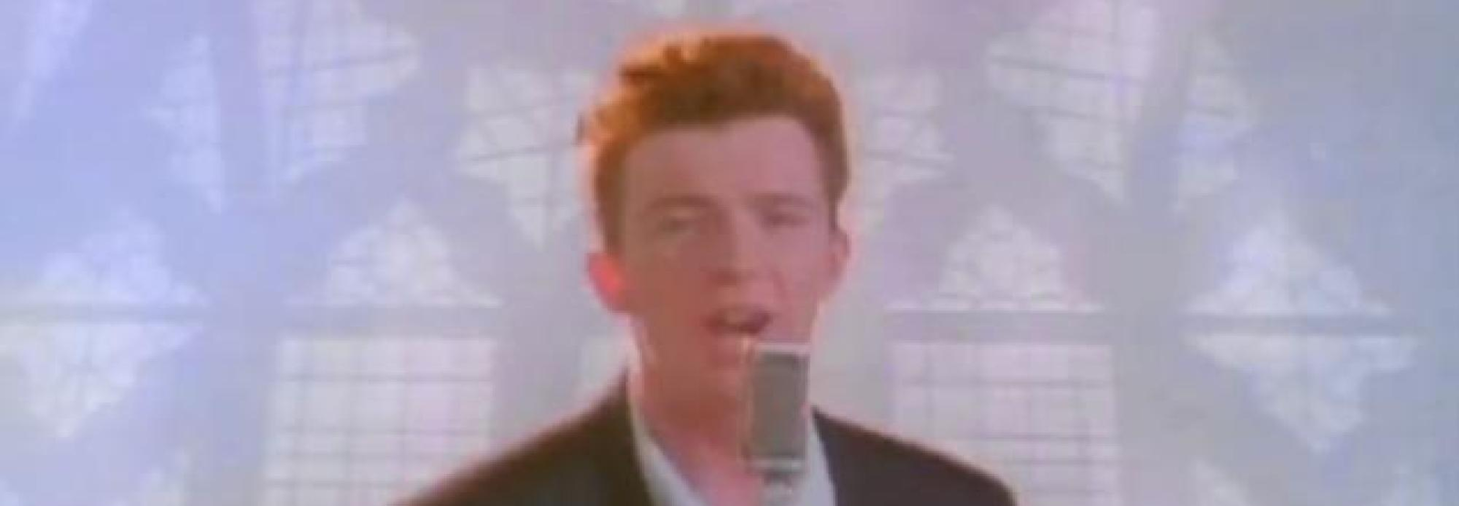 Rick Astley profile banner