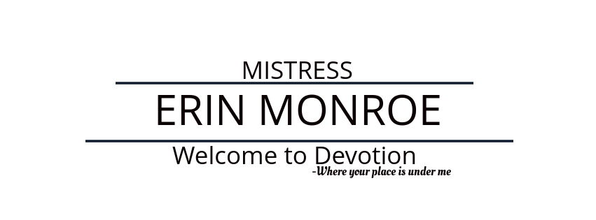 Mistress Erin Monroe profile banner