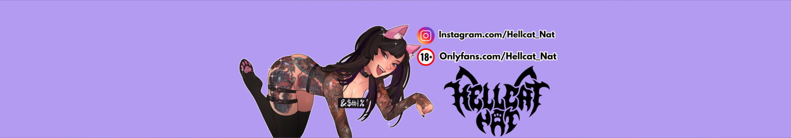 Hellcat Nat's Free Page! profile banner