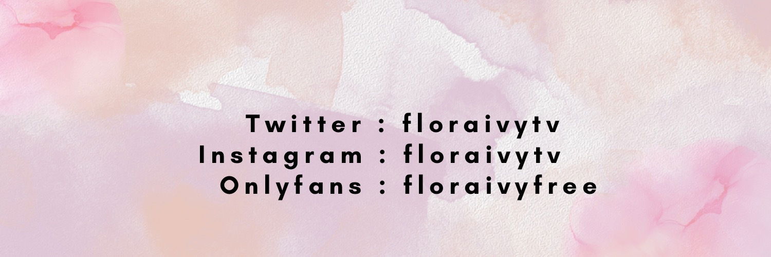 Flora Ivy personal photos & vids 🔥 profile banner