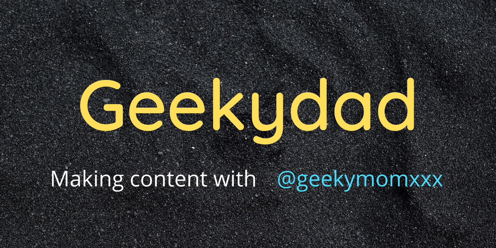 Geekydad profile banner