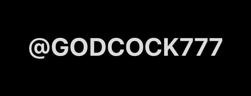 GODCOCK profile banner