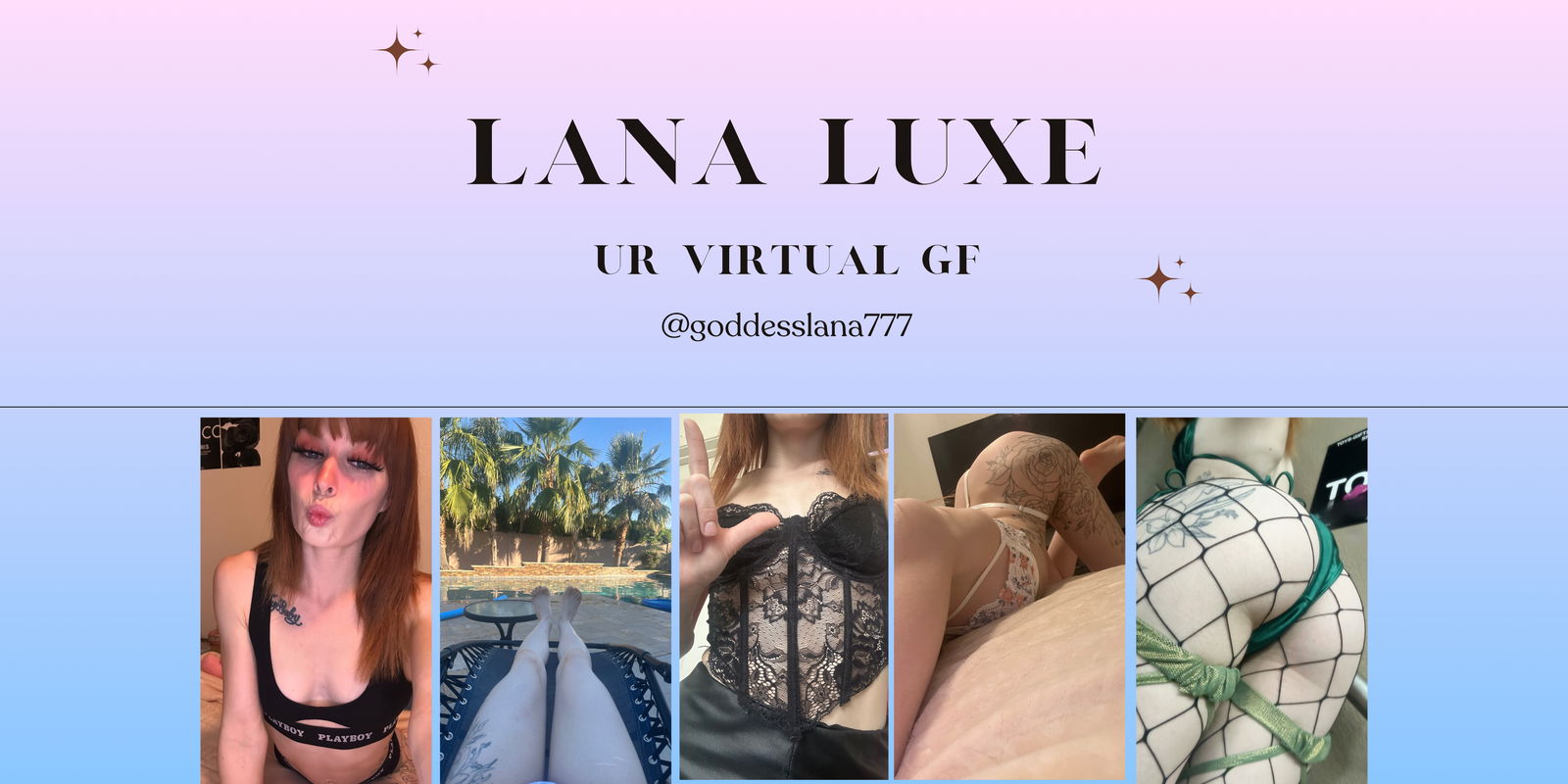 Lana Luxe profile banner