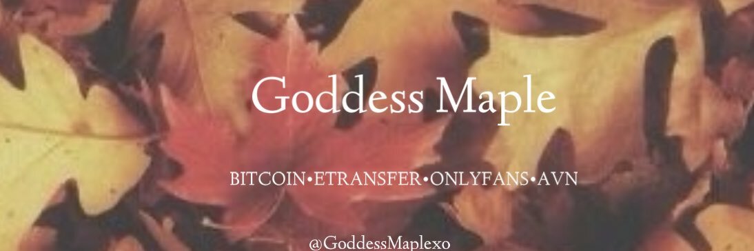 GoddessMaple🍁 profile banner