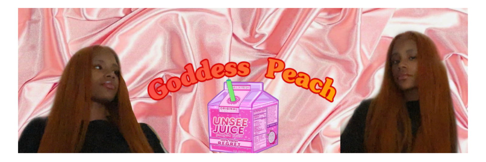 Goddess peach profile banner
