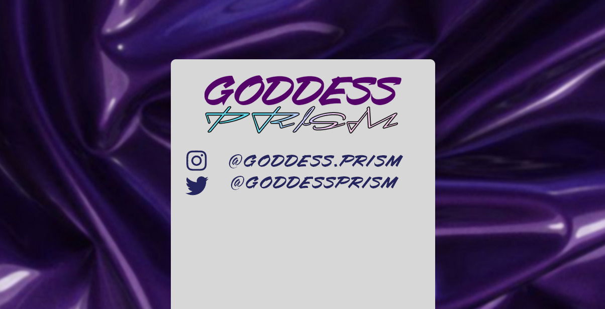 Goddess Prism π€ Latex Findom Goddess profile banner