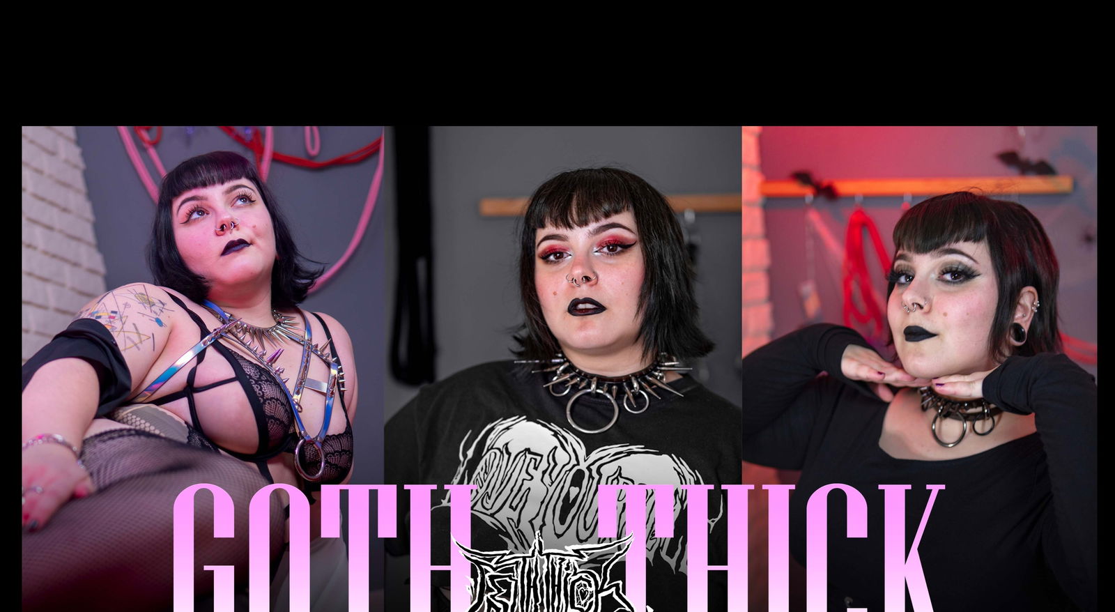 Goth Thick -free profile banner