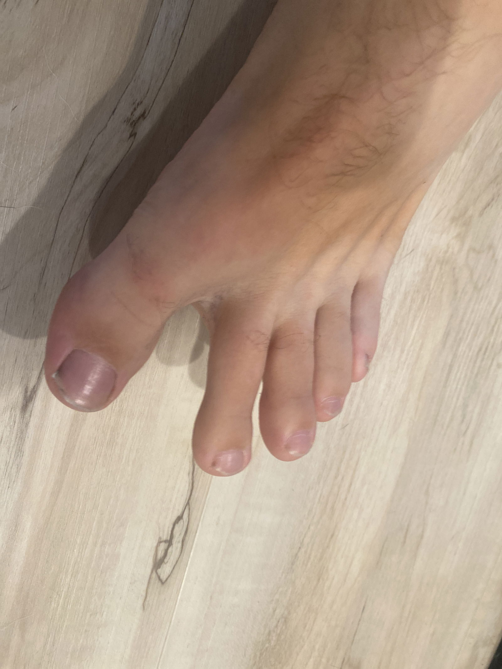 Guy with feet and toes profile banner