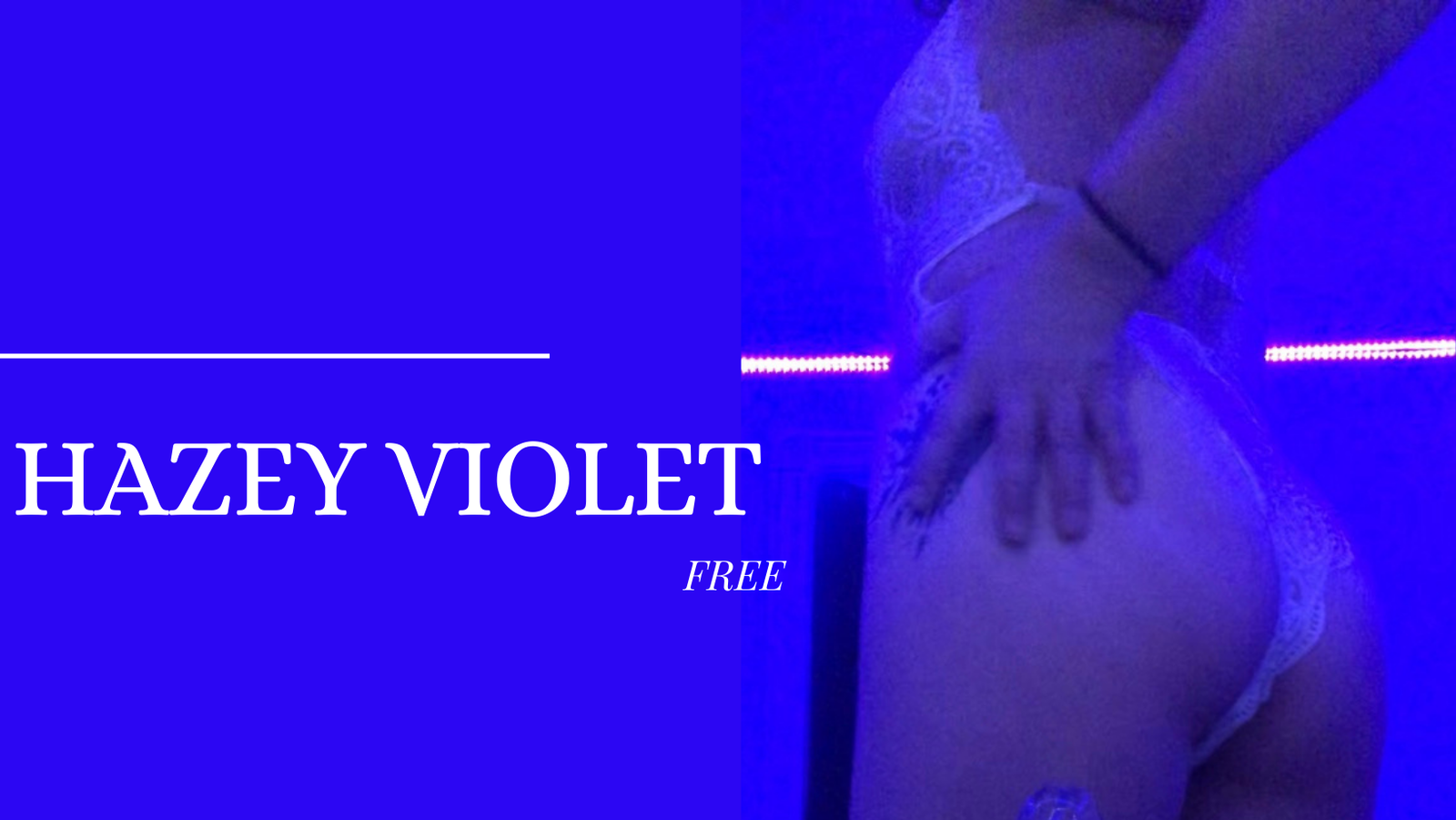 Hazey Violet FREE profile banner