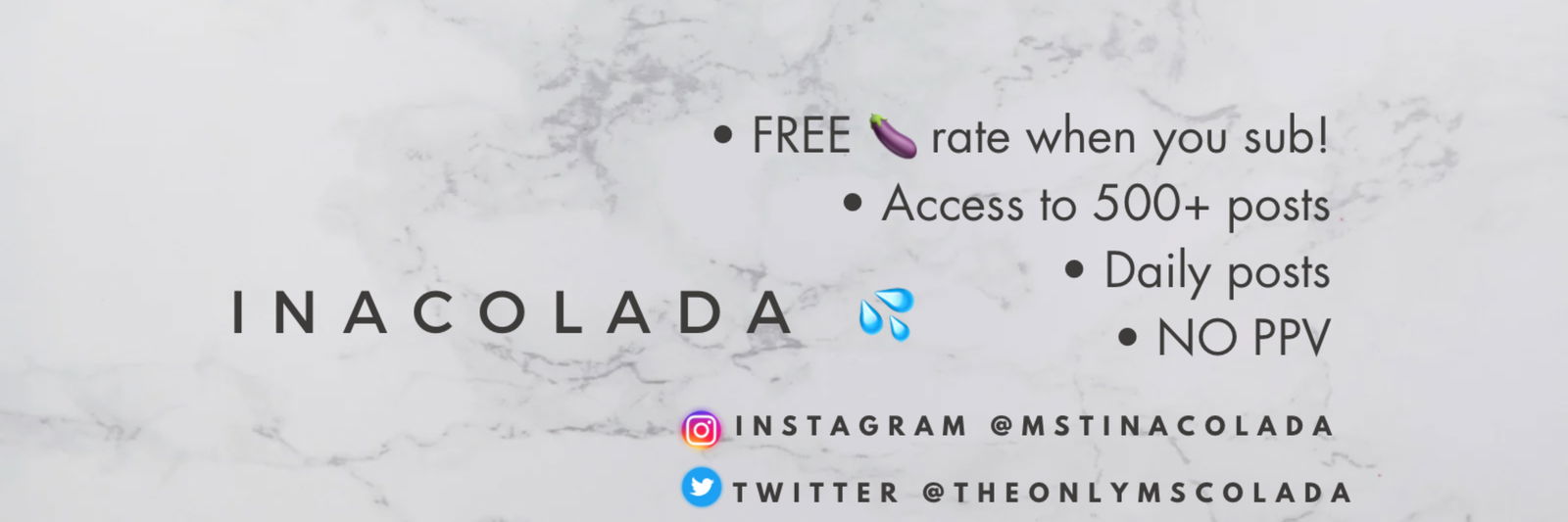 Tina Colada ✨ profile banner