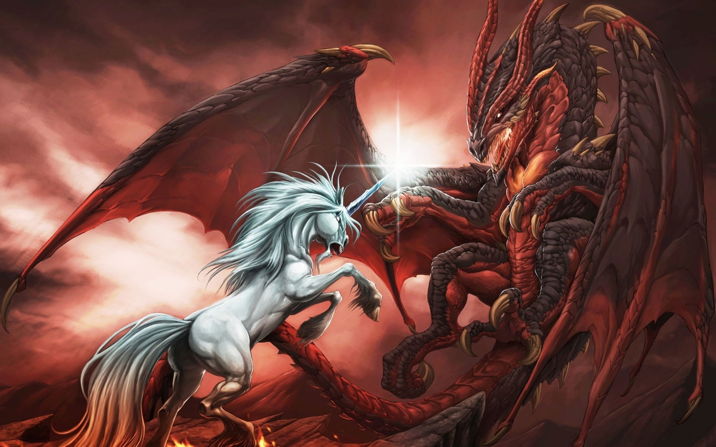 Unicorn profile banner