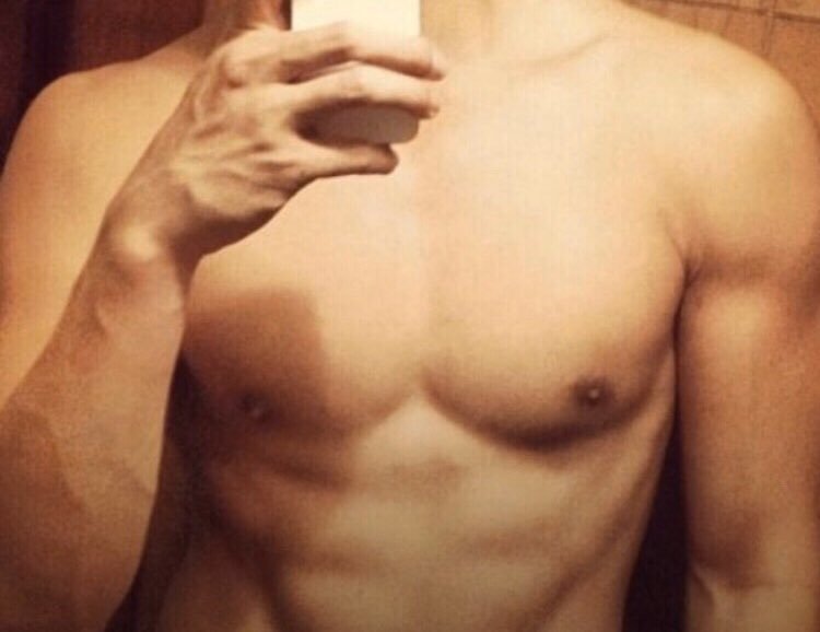 Sexy muscle Korean profile banner