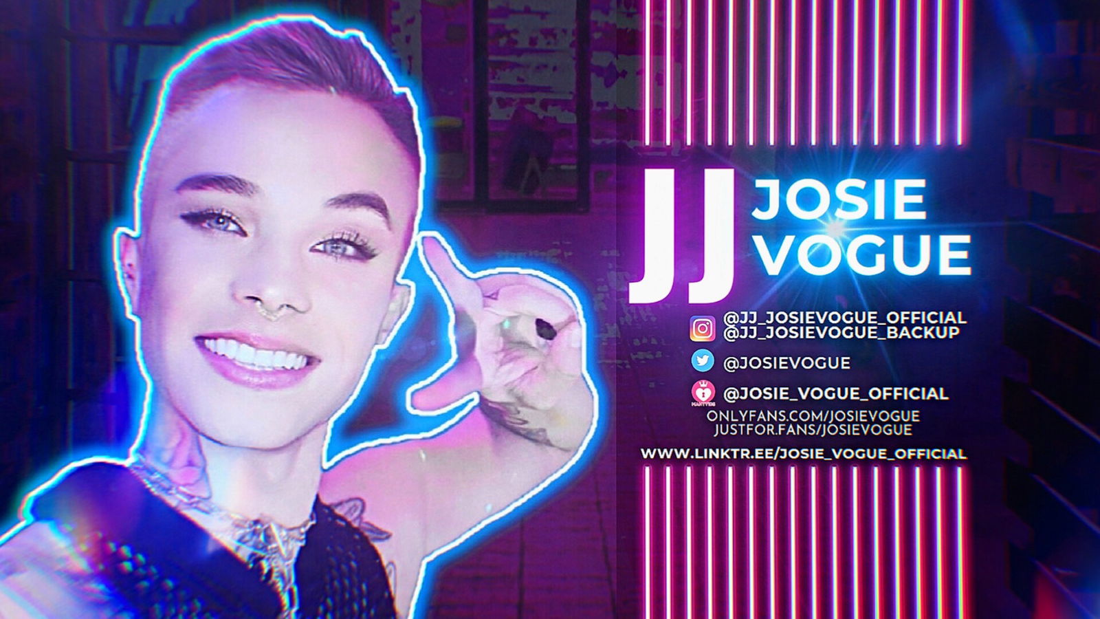 JJ (Josie Vogue)- #femboy #twink #bottom profile banner