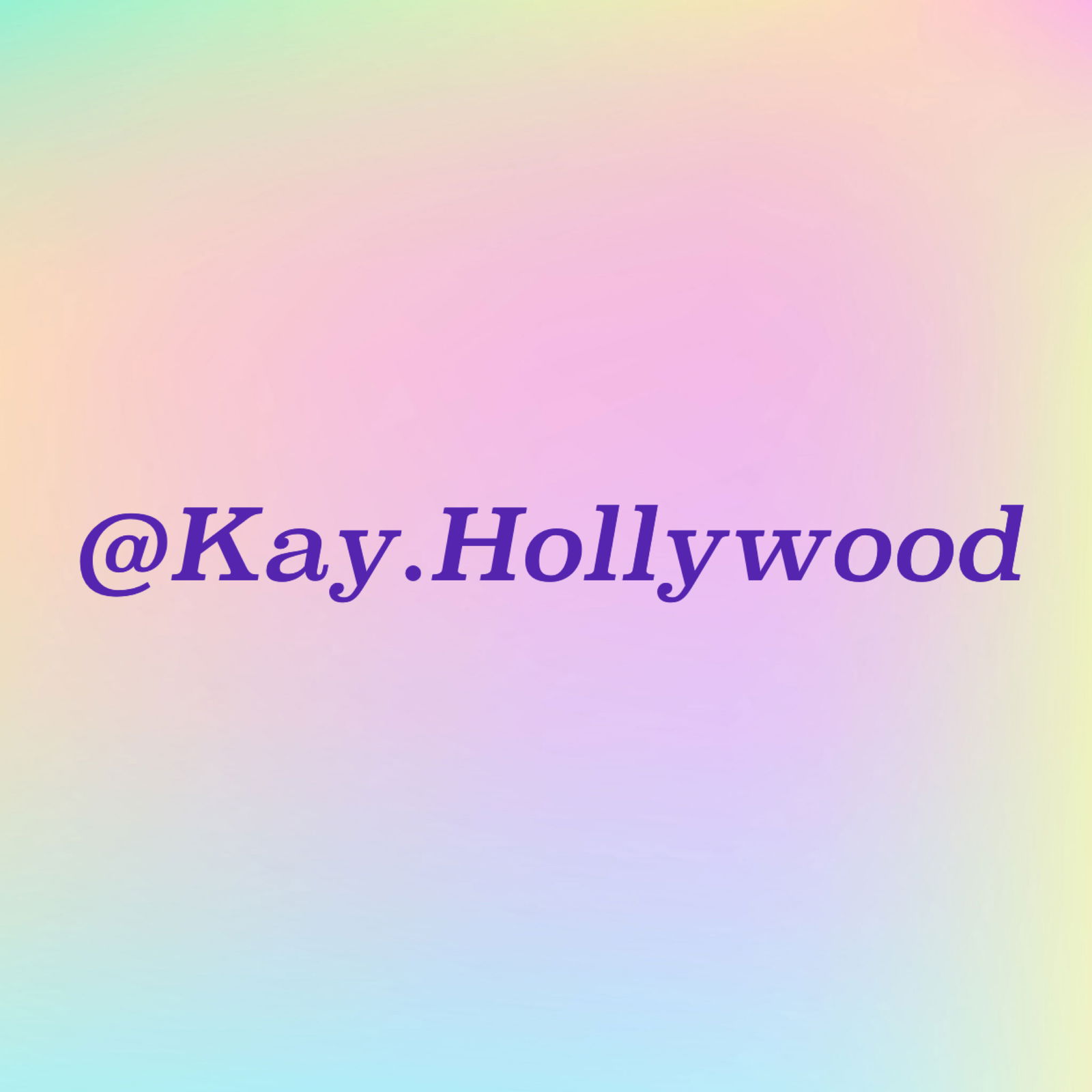 Kay Hollywood profile banner