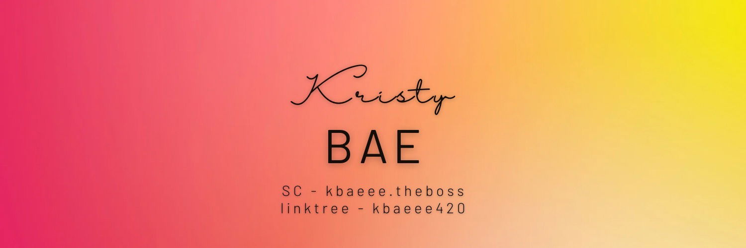 Kristy Bae ๐ profile banner
