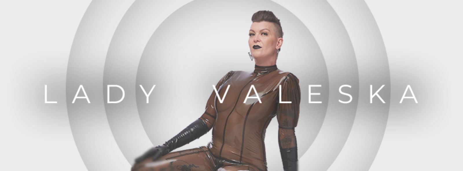 Latex Dominatrix Lady Valeska profile banner
