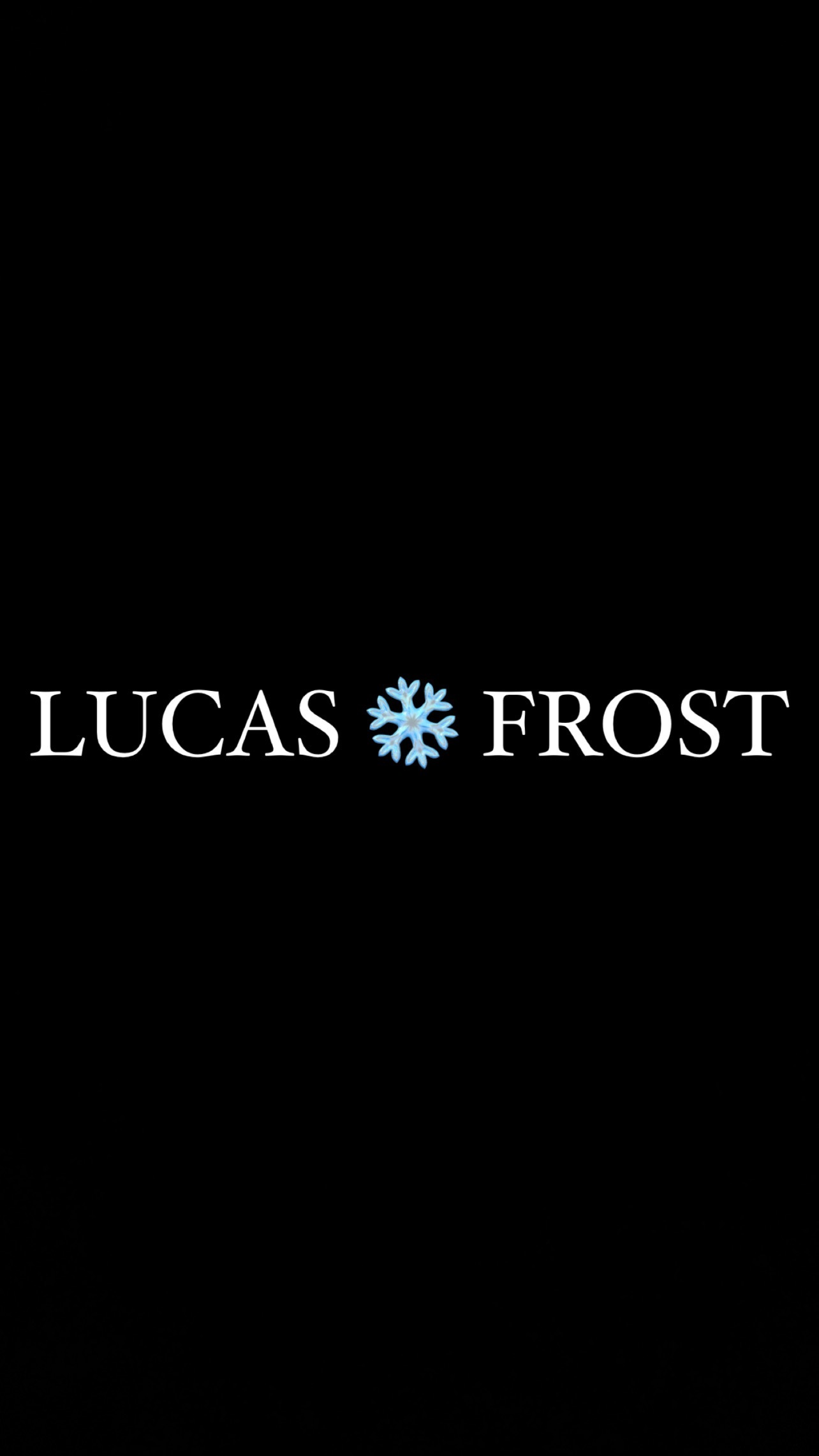 Lucas Frost❄️ profile banner