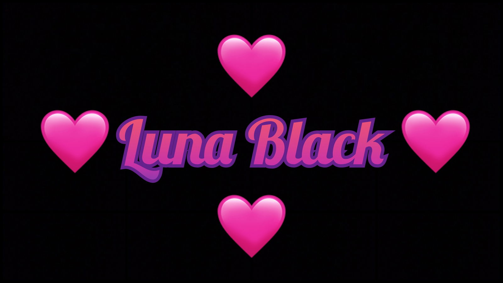 Luna Black profile banner