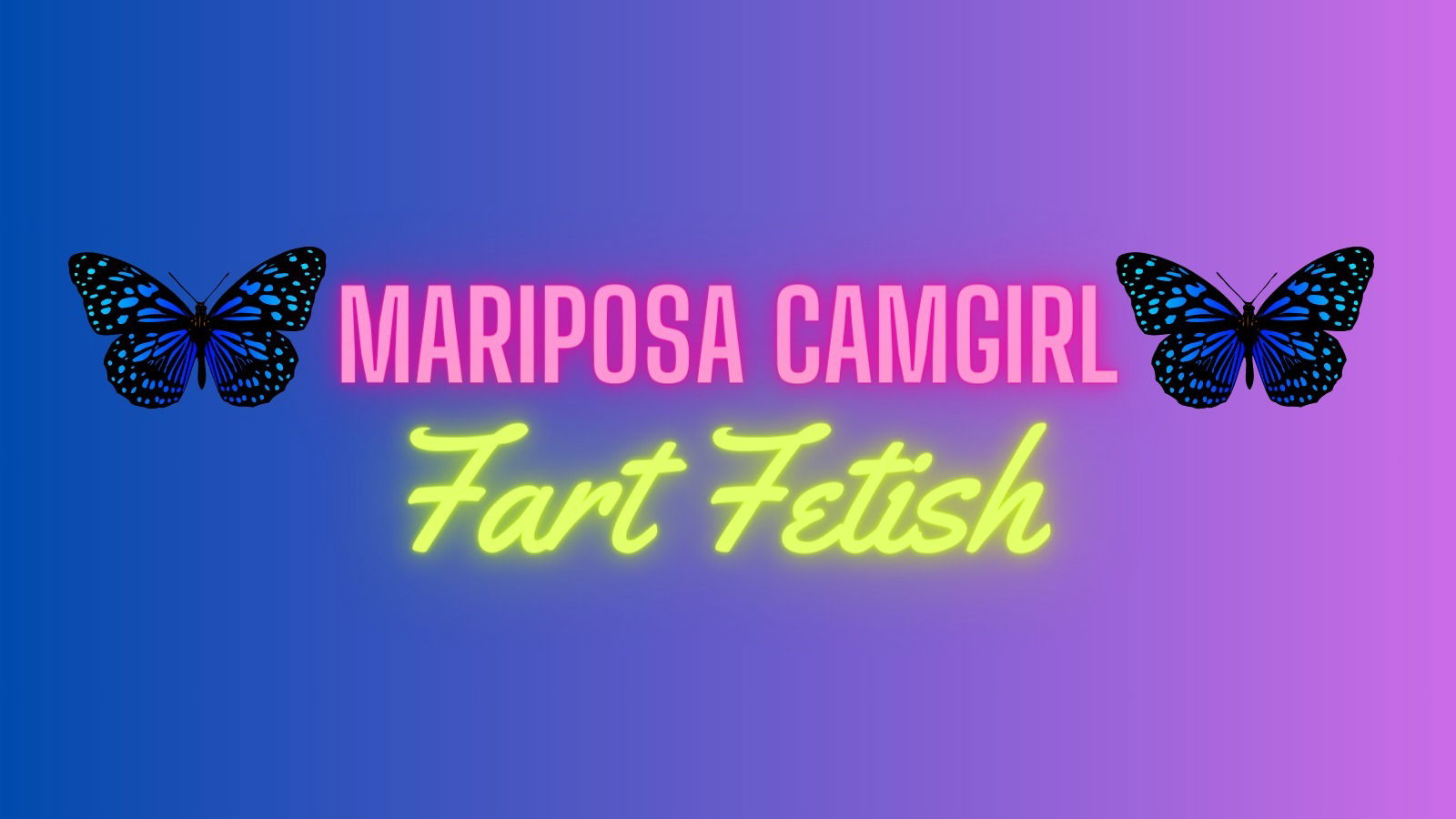 MARIPOSA Fart Fetish profile banner