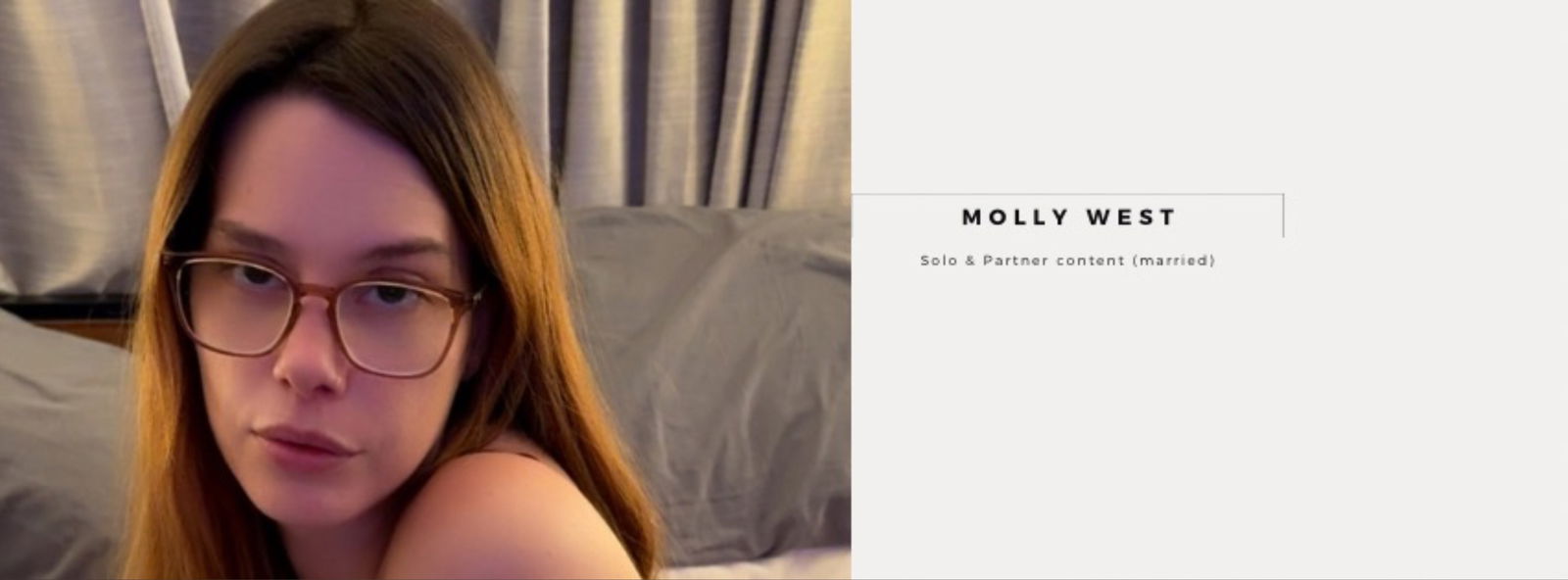 Molly West profile banner