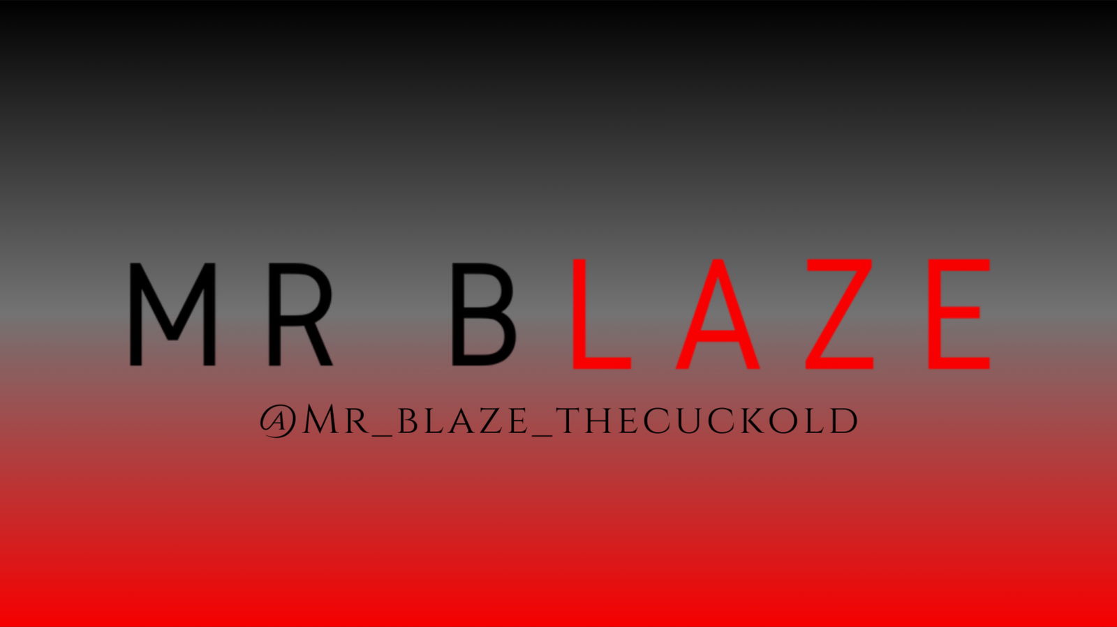 Mr. Blaze profile banner