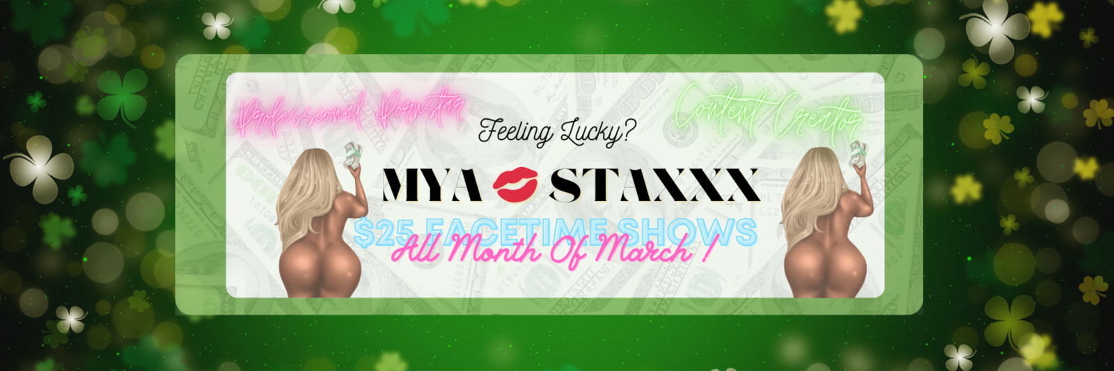 Mya π Staxxx | The π BADDE$T profile banner