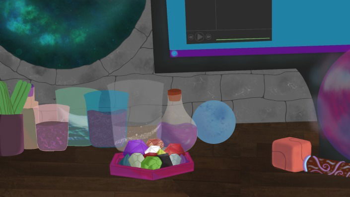 Nerdy profile banner