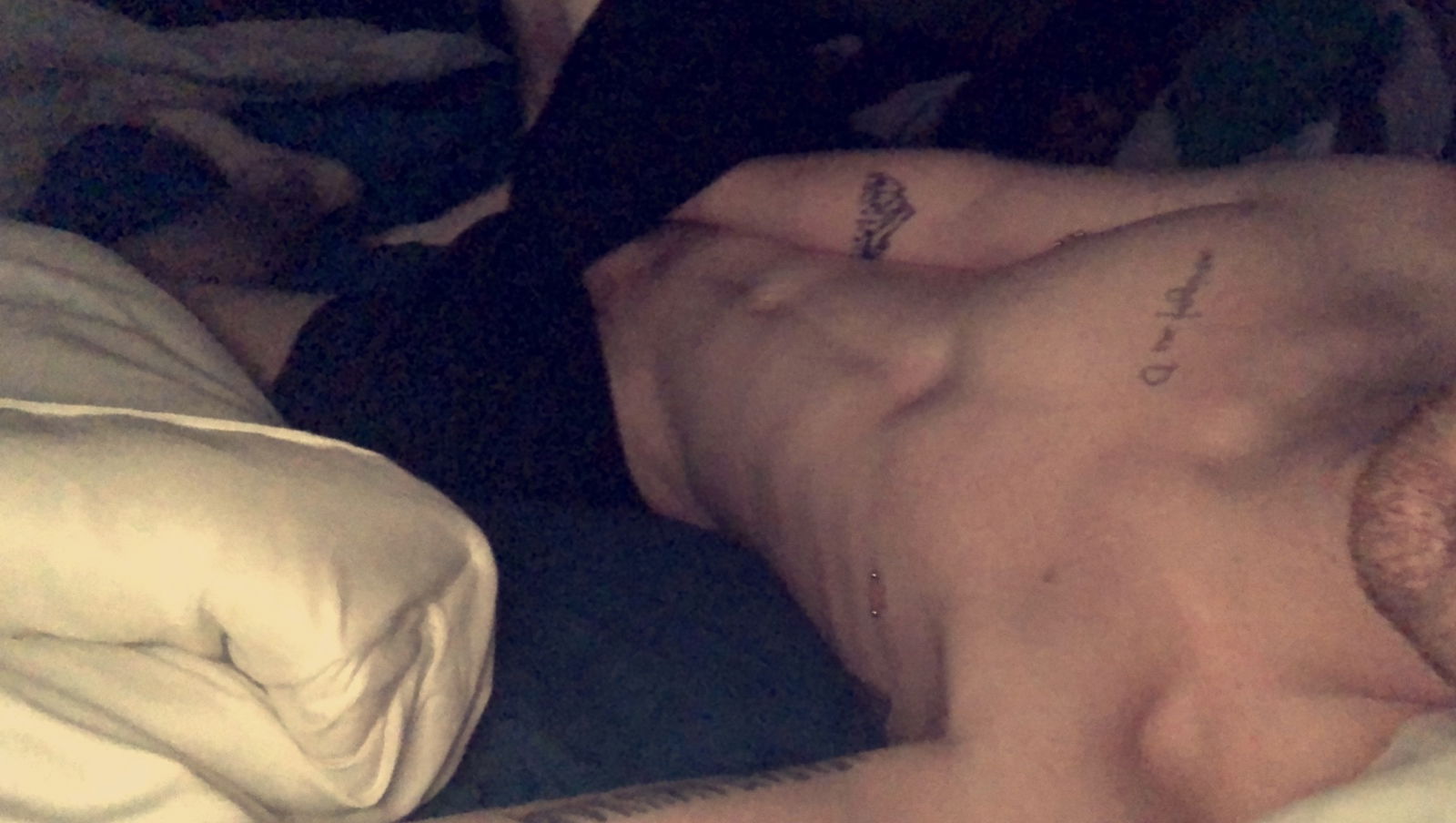 Red head and tattoos profile banner