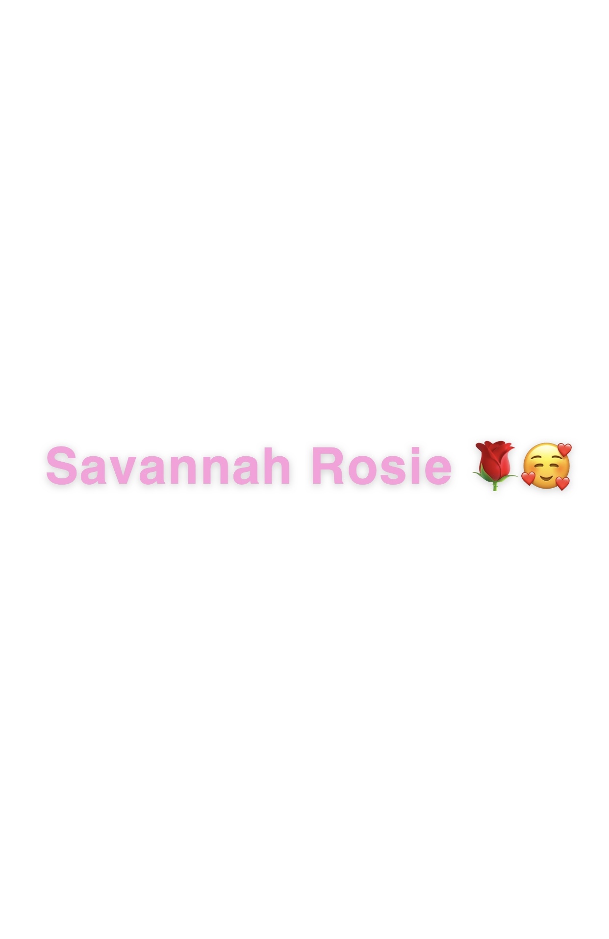 Savannah Rosie profile banner