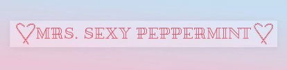 SexyPeppermint 2 profile banner