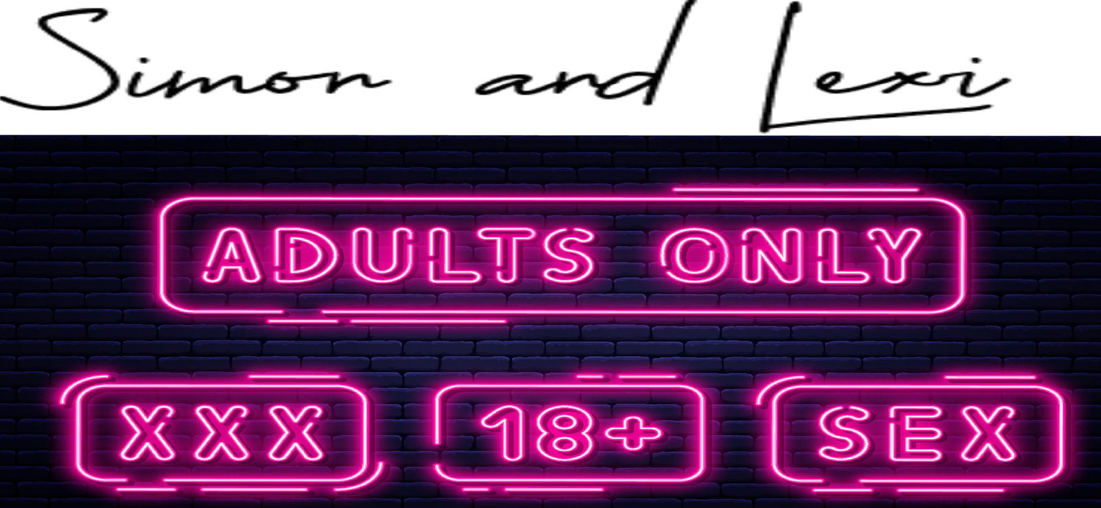 Simon and Lexi profile banner