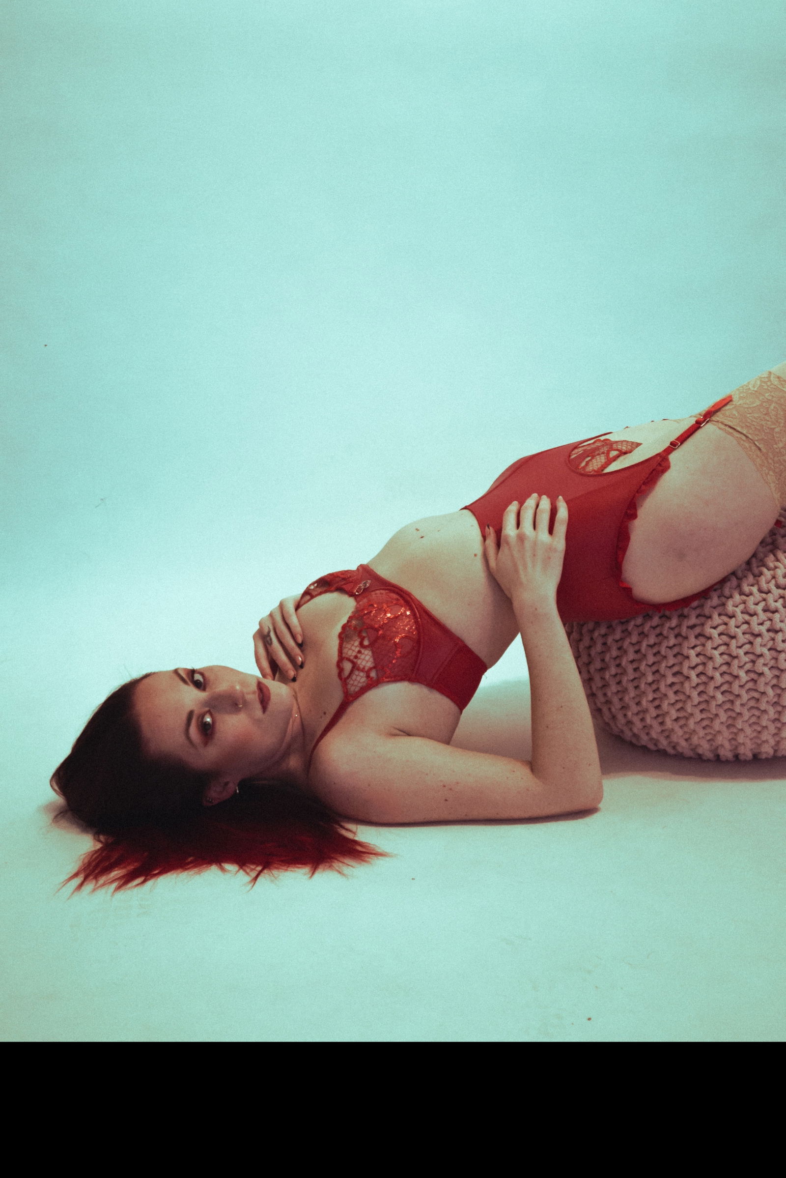 Red profile banner