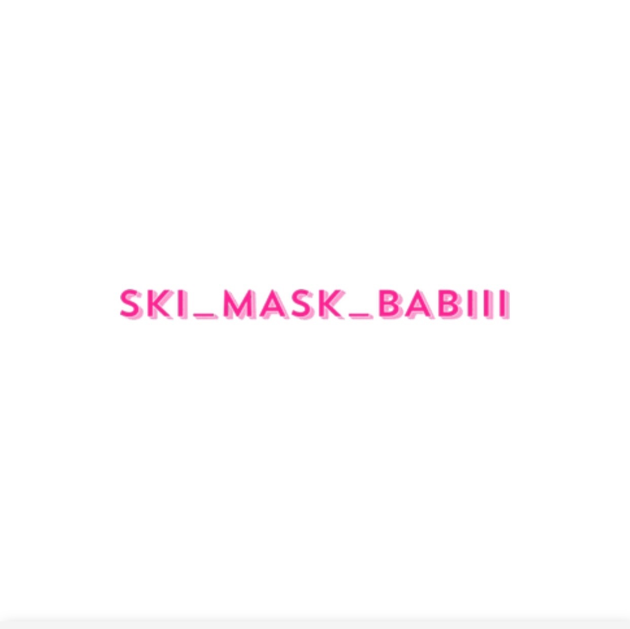Ski Mask Babe profile banner