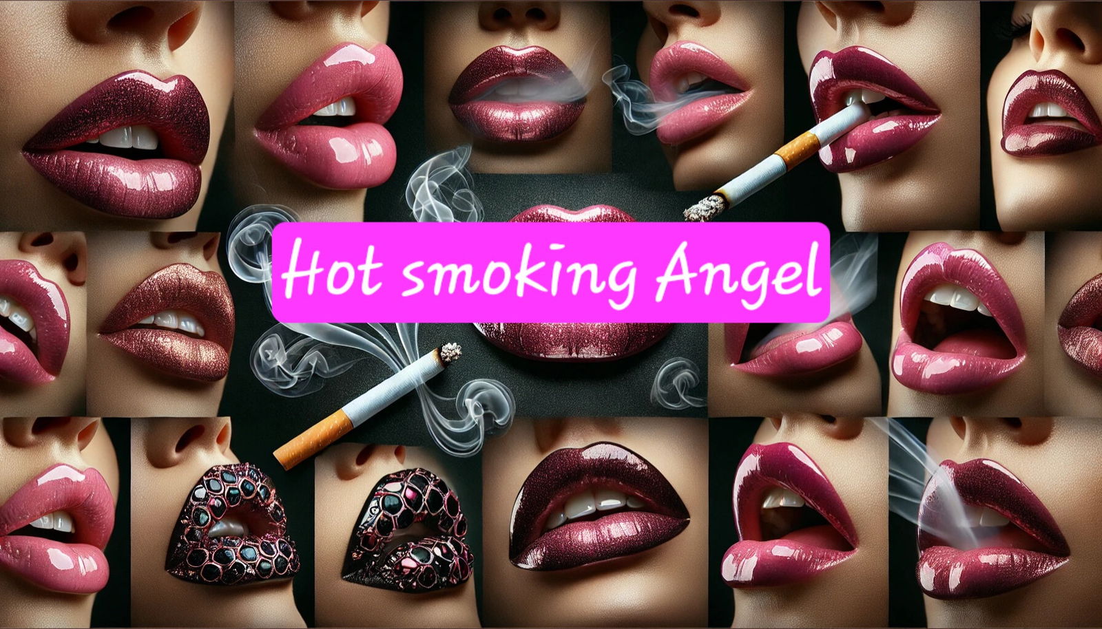 Smoking hot Angel profile banner