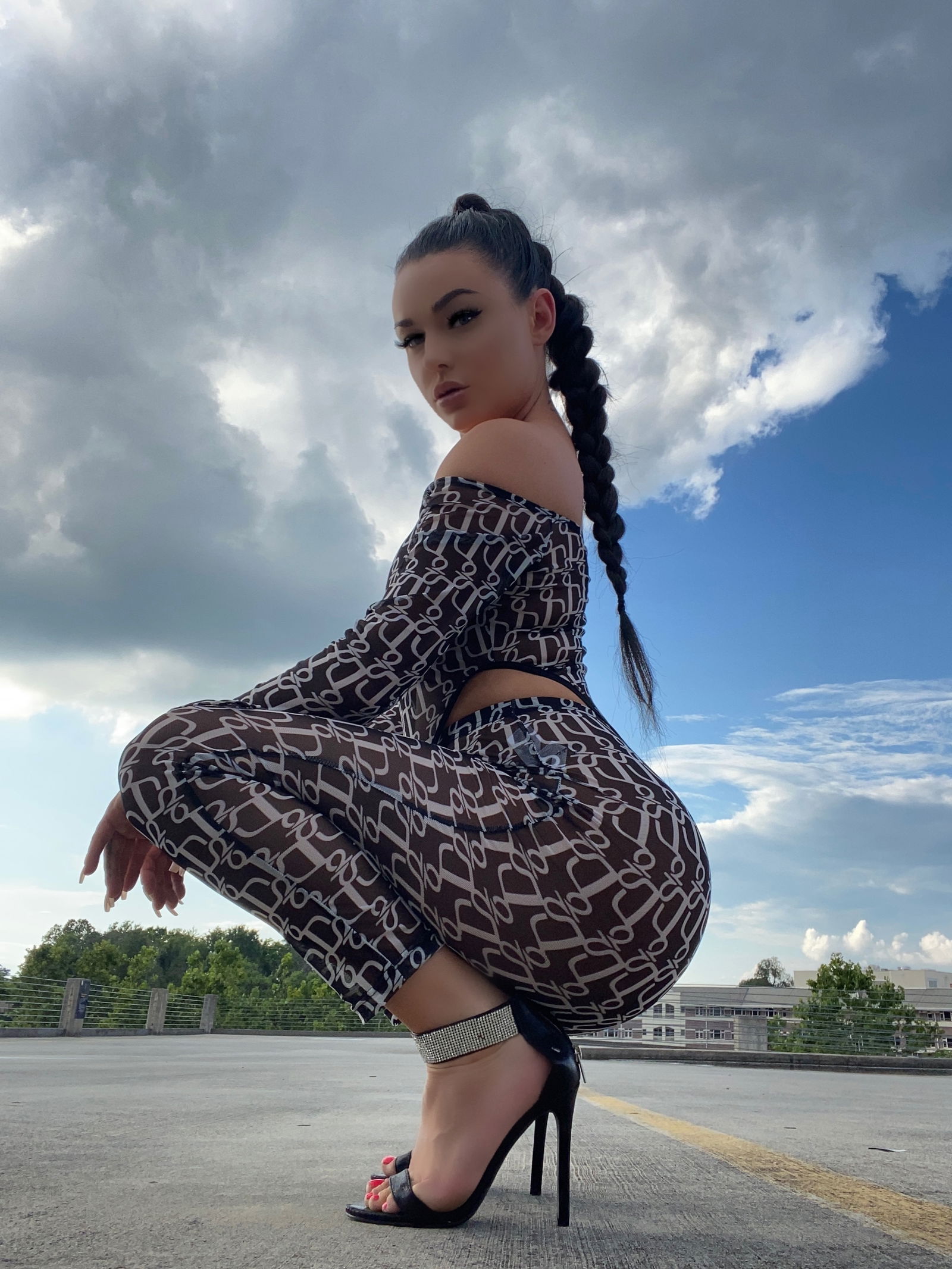 Smoking hot girl profile banner