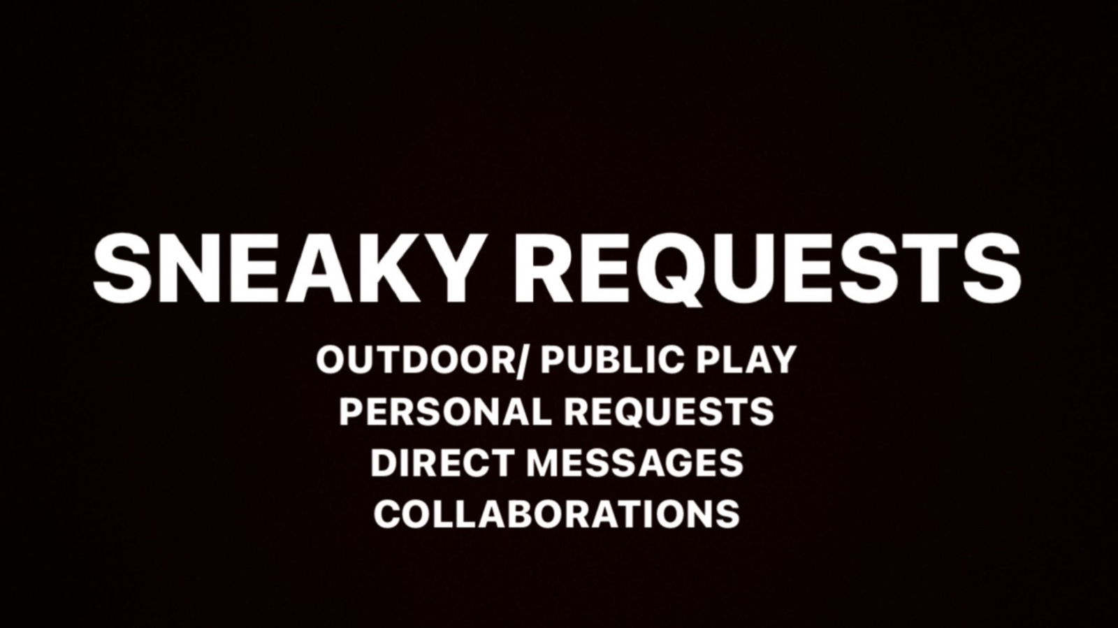 Sneaky Requests profile banner