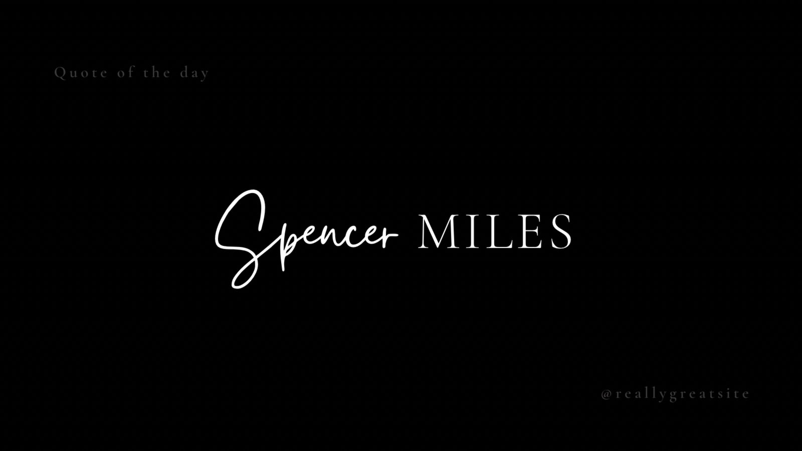 Spencer Miles profile banner